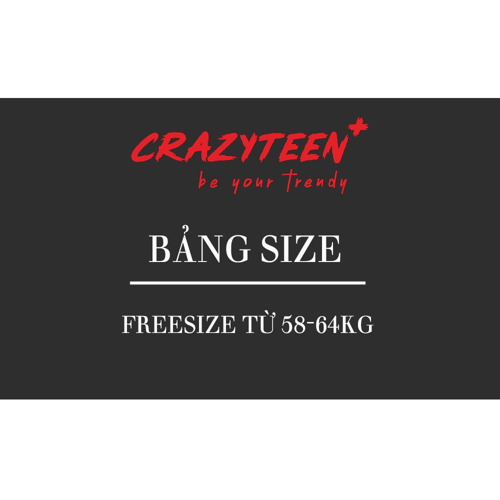 Áo thun tay lỡ bồng nữ Crazyteen khoét ngực phối khoen AT0109L