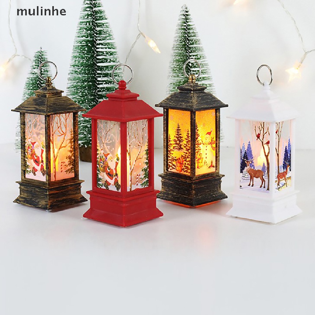 Đèn LED Treo Trang Trí Giáng Sinh Hình Ông Già Noel Tuần Lộc