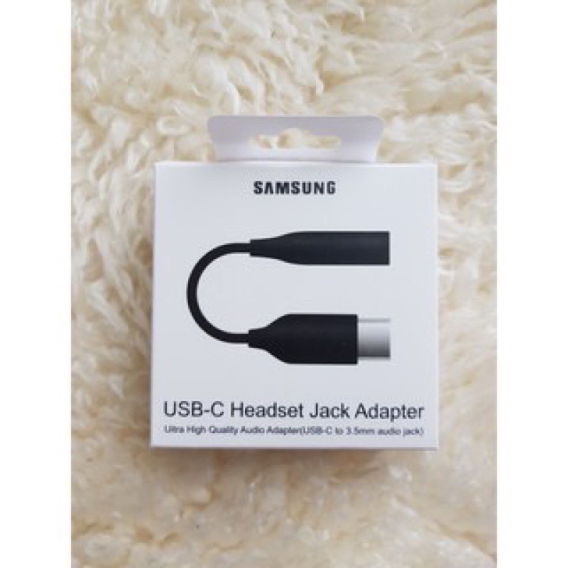 Cáp Chuyển Đổi Samsung Type C Sang Jack 3.5mm Chính Hãng (Usb-C to 3.5mm Audio Jack), Nguyên Seal, Bảo Hành Hãng