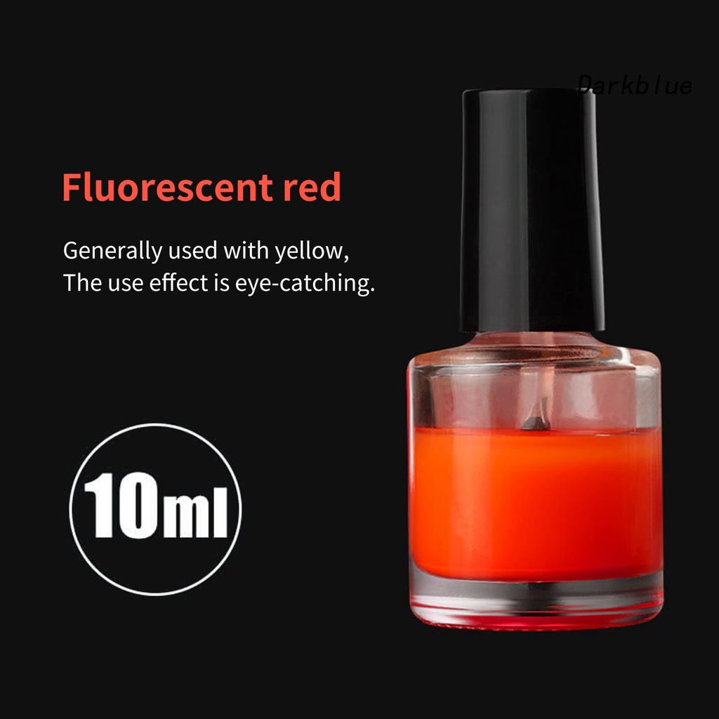 Sơn phao câu cá màu dạ quang bắt mắt không thấm nước 10ml