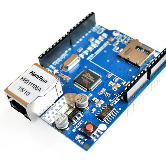 Bảng Mạch Phát Triển Ethernet Shield W5100 Cho Arduino Uno / Mega R3 302