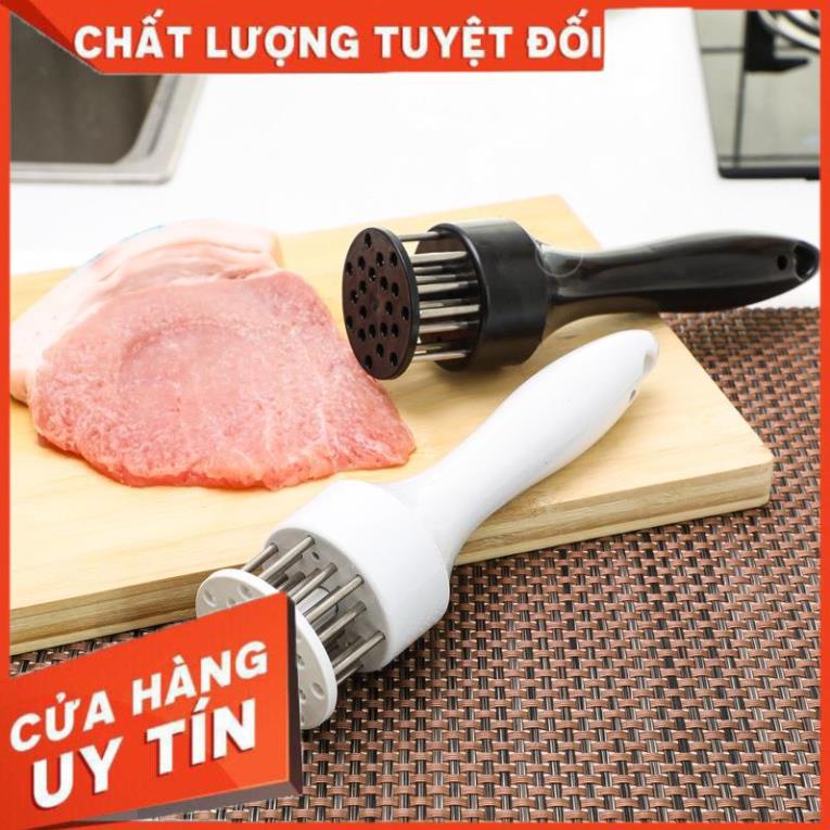 (Video Clip) Cây Dụng Cụ Châm Đâm Dần Thịt MEAT TENDERIZER, Búa Xăm Dằm Làm Mềm Thịt Bò, Thịt Lợn Thông Minh
