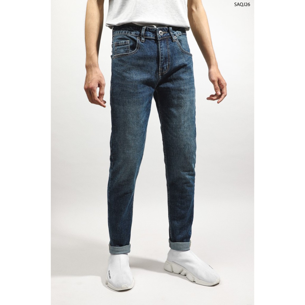 |Hẻm Store| Quần Jean nam, quần bò nam SATOSHI form slimfit ống ôm gọn chất jean co dãn thoải mái | BigBuy360 - bigbuy360.vn