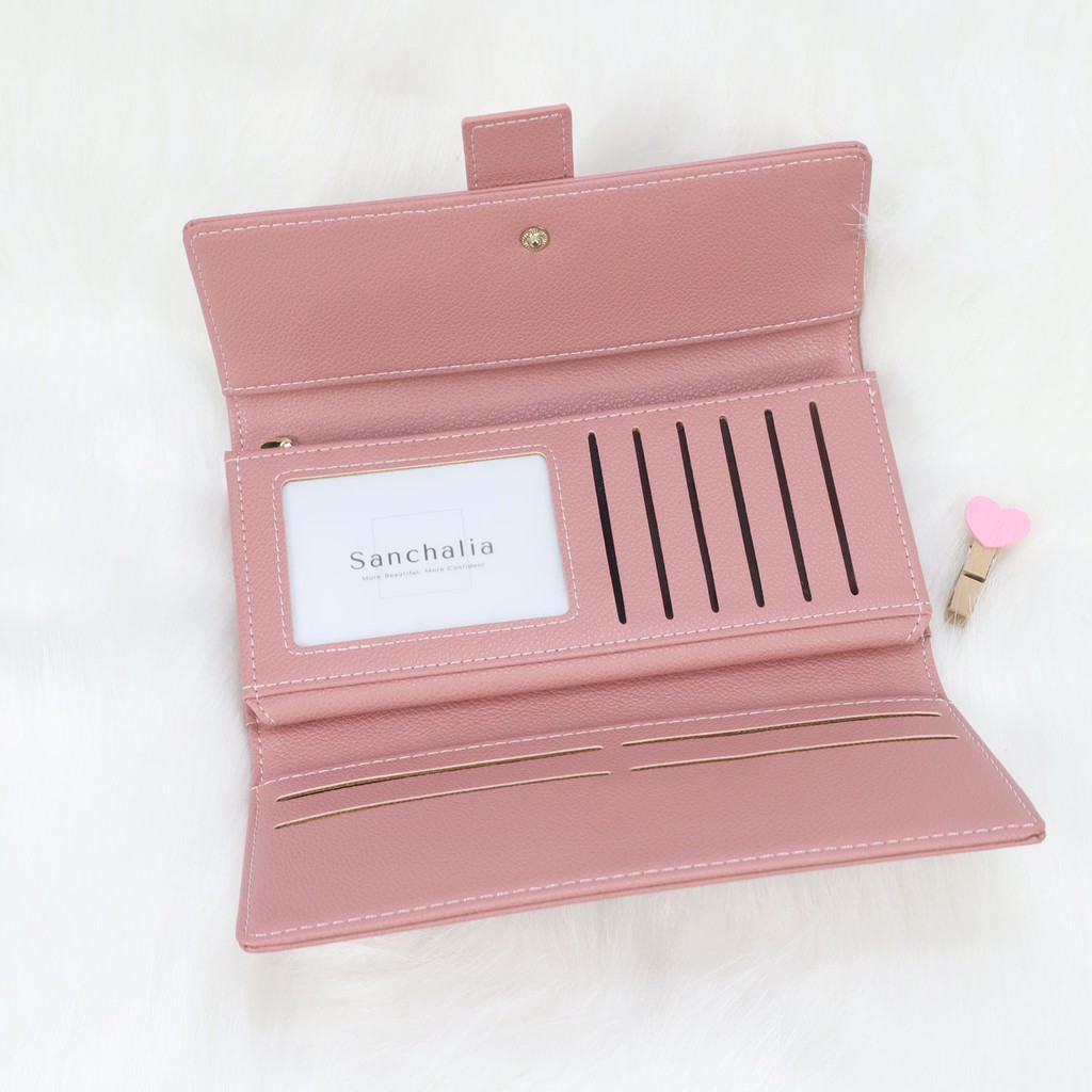 [Mã WABRWB24 giảm 30K đơn 99K] Ví nữ dài cầm tay chính hãng Sanchalia Forever - SC1001 | BigBuy360 - bigbuy360.vn