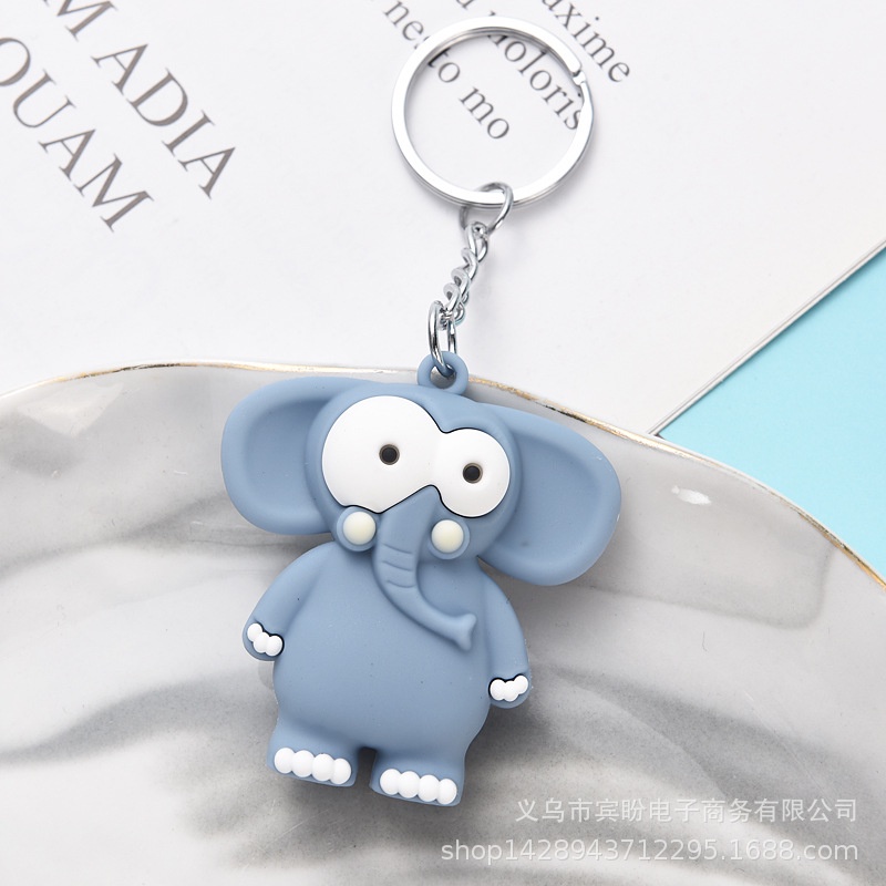 Móc khóa động vật hoang dã thể hiện cảm xúc dễ thương