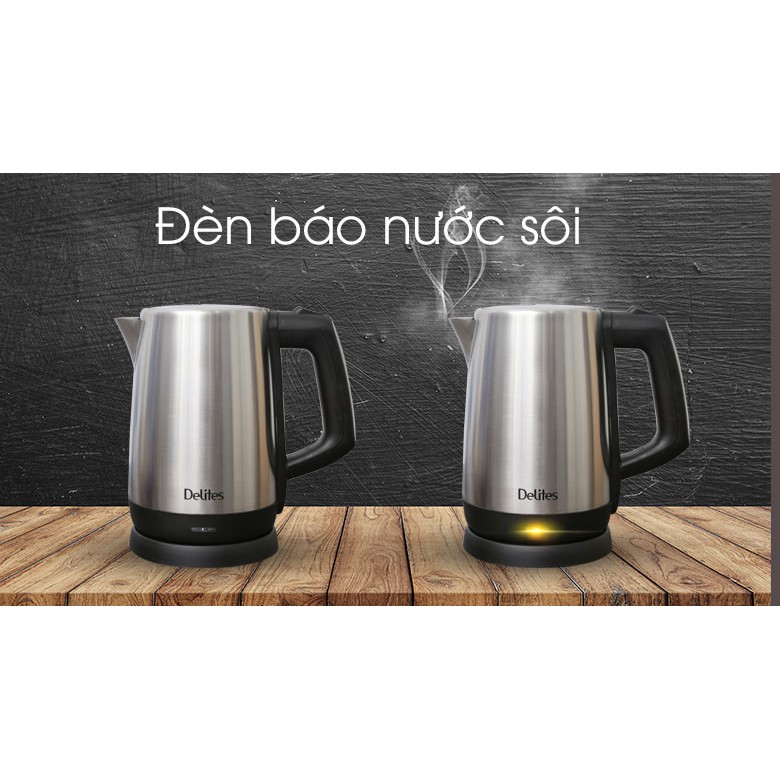 Bình siêu tốc Delites 1.7 lít ST17S03