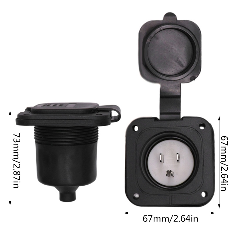 Cổng Nguồn 15A 125V RVs NEMA 5-15 Chuyên Dụng Cho Cắm Trại