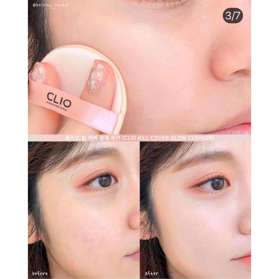 Phấn Nước Clio Kill Cover Glow Cushion SPF50+ PA+++