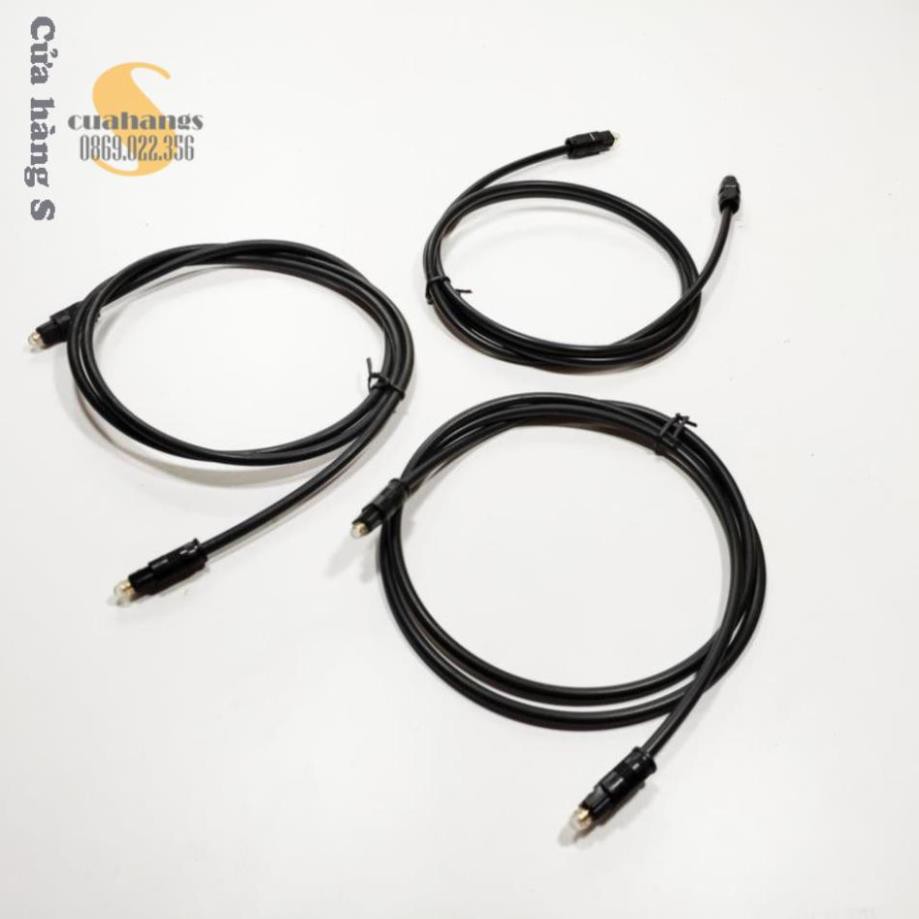 Cáp Optical audio nhựa đen tiêu chuẩn - Toslink