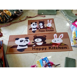 Thảm bali trải bếp 2 miếng