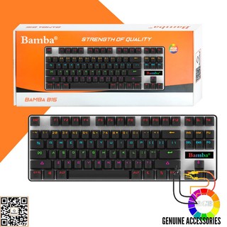 BÀN PHÍM CƠ BAMBA B15 - KEYBOARD CƠ BAMBA B15 CÓ LED