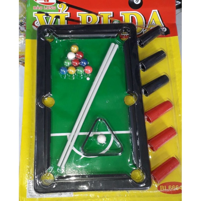 Bàn bida lổ có chân bằng nhựa kích thước 42*22cm