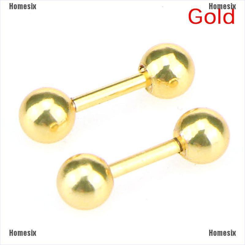 [YHOMX] Barbell Ear Cartilage Tragus Helix Stud Bar Earrings Piercing TYU