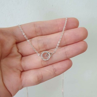 Dây chuyền vòng tròn đá hình thoi