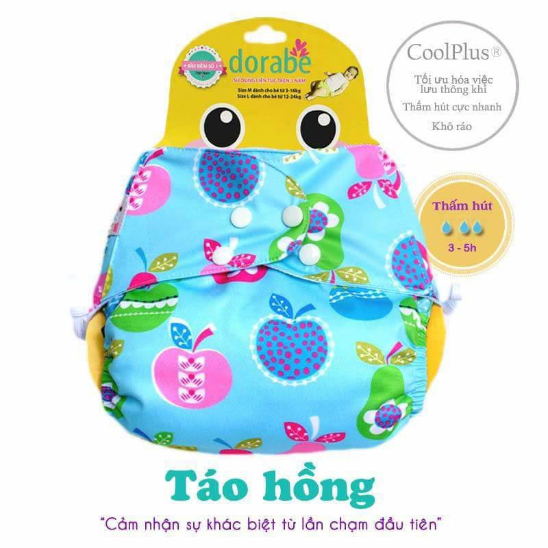 Tã/Bỉm vải Dorabe size M (3-16kg), L (12-24kg)