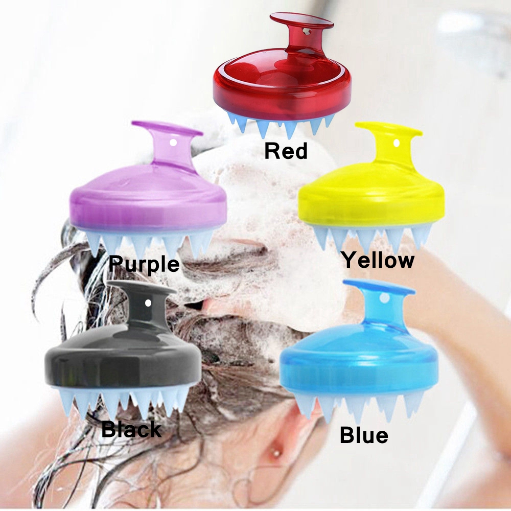 Dụng cụ massage da đầu &amp; gội đầu bằng silicon giảm stress