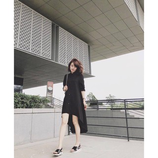 ĐẦM MULLET ĐEN D248