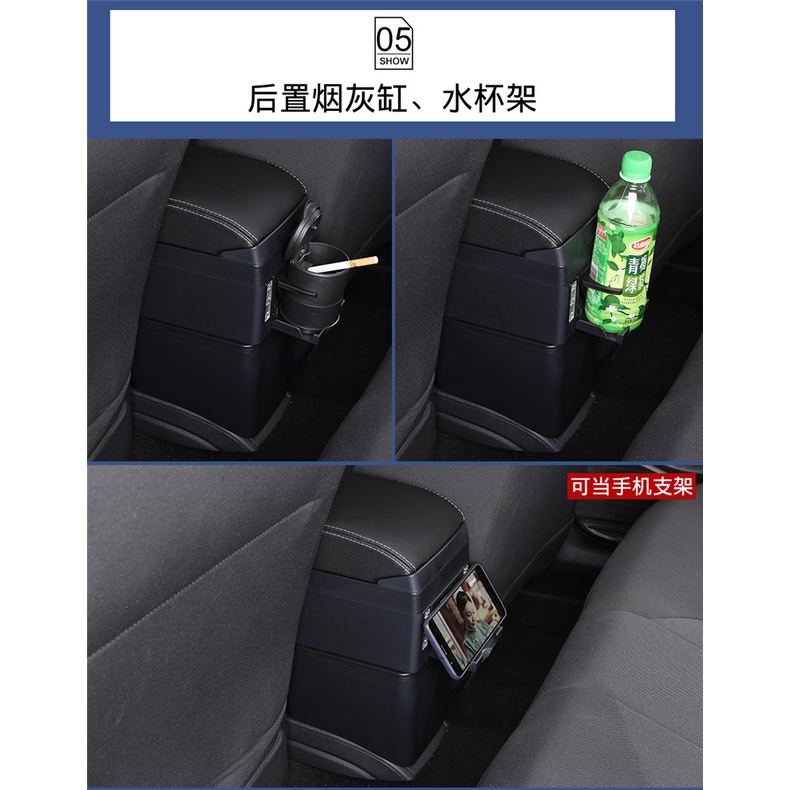 Hộp Tỳ Tay Cao Cấp Cho xe Suzuki VITARA.Màu Đen, có cổng sạc USB cao cấp