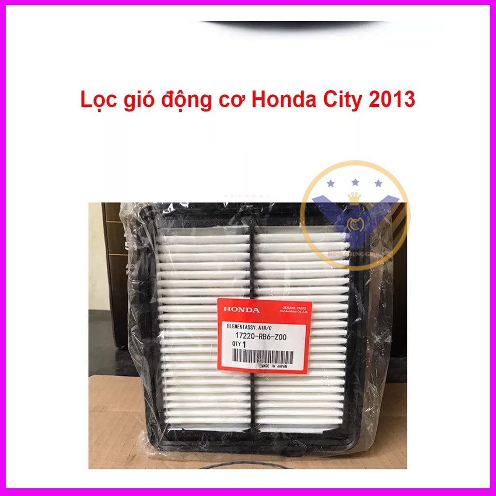 Lọc gió động cơ HonDa City, Brio, Jazz  2008-2015  17220-RB6-Z00
