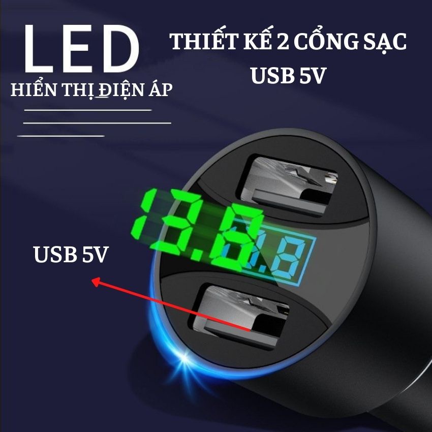 Sạc Xe Máy 4.8A Sạc điện Thoại Siêu Nhanh QC 3.0 Tích Hợp Xe Airblade 150 Exchiter 155 Vision SH Và Các Dòng Xe Máy 2020