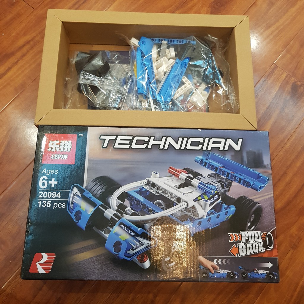 Đồ chơi ghép hình lắp ráp Technic Lepin 20094 xe đua cảnh sát