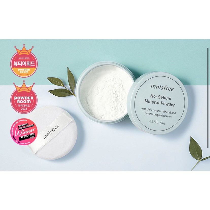 Phấn phủ bột kiềm dầu Innisfree – No Sebum Mineral Powder (mẫu mới) | BigBuy360 - bigbuy360.vn