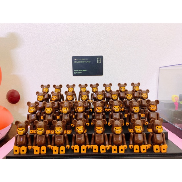 Bearbrick keychan milo móc khoá