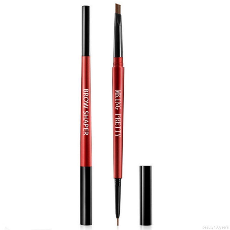 [Hàng mới về] Bút kẻ chân mày 2 đầu dạng xoay chống nước chống nhòe tiện dụng | BigBuy360 - bigbuy360.vn
