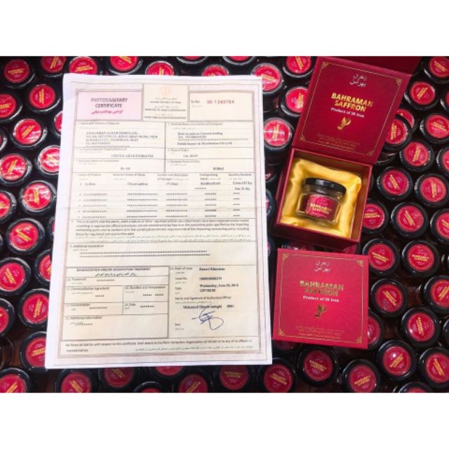 SAFFRON BAHRAMAN _nhụy hoa nghệ tây | Thế Giới Skin Care