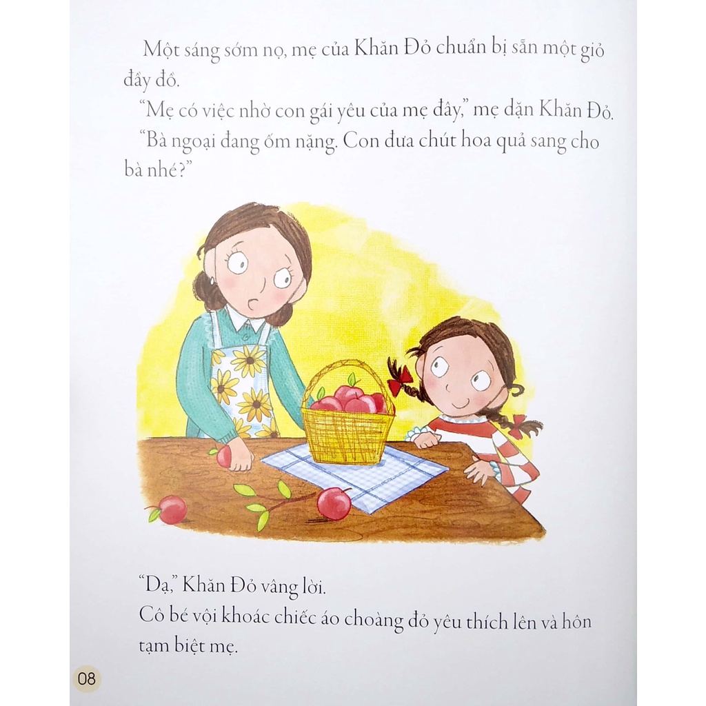 Sách Truyện Cổ Tích Kinh Điển - Cô Bé Quàng Khăn Đỏ