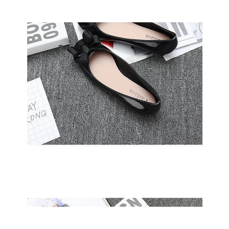 Giày nhựa nơ to - MS19