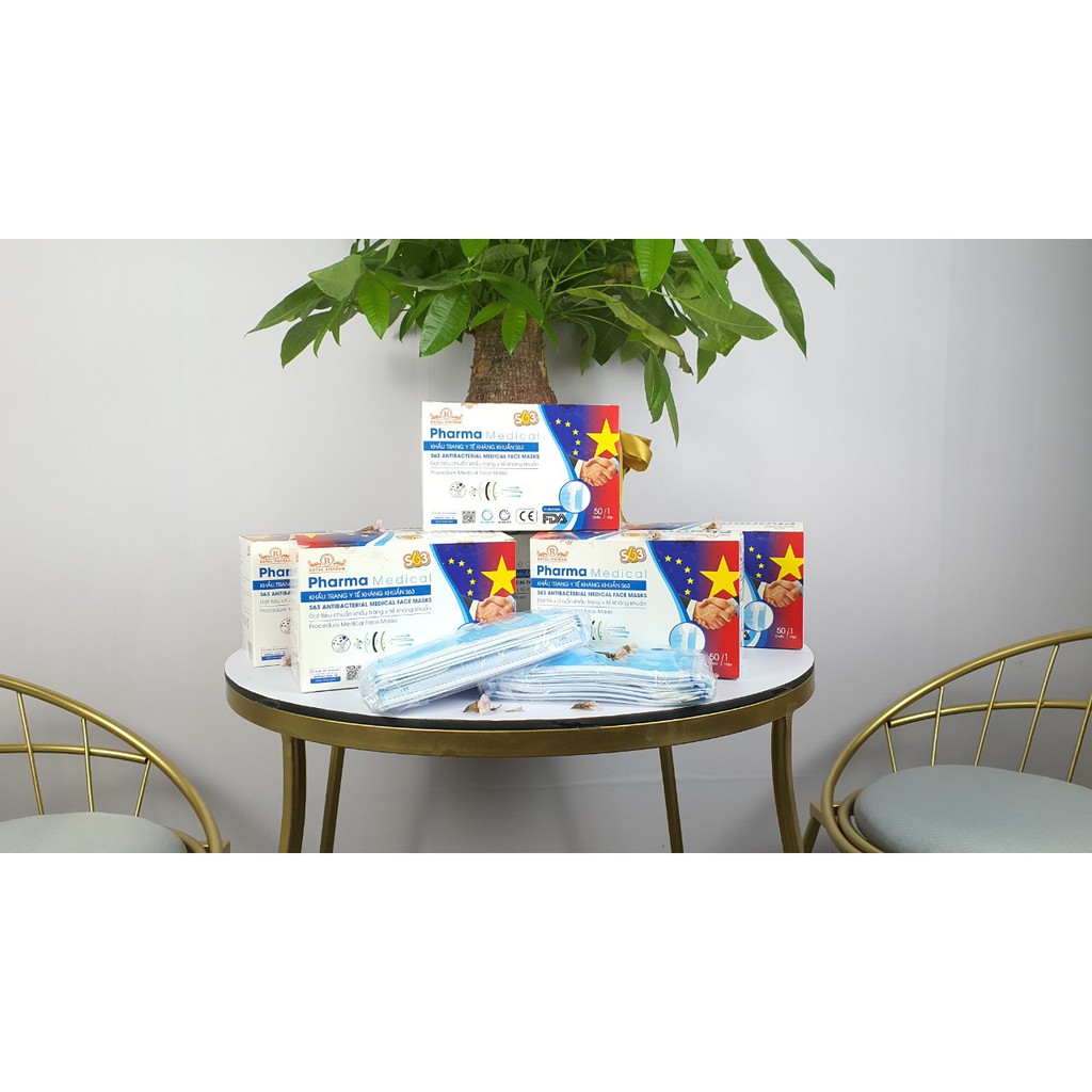 KHẨU TRANG KHÁNG KHUẨN - 4 LỚP - PHARMA