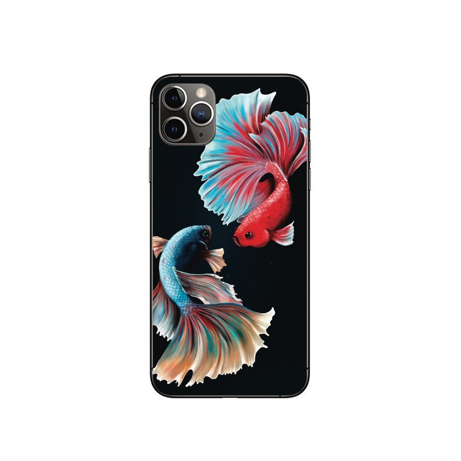 Miếng Dán Skin 3D mặt lưng điện thoại iphone 11 / 11 pro / 11pro max / chống trầy xước, hình ảnh 3D sắt nét