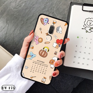 Ốp lưng  HUAWEI Nova 2i - Lưng nhám viền dẻo in 2D