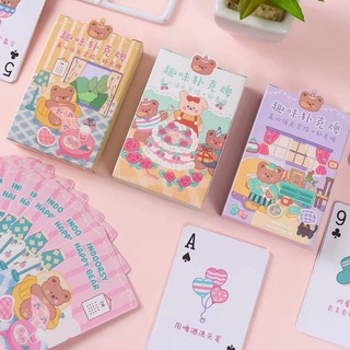 (có sẵn) Bài cute hoạt hình màu ngẫu nhiên, siêu cute sợ gì kiếp đỏ đen