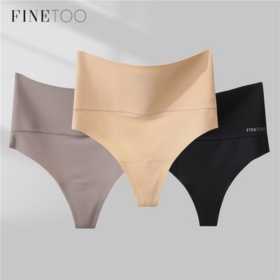 Quần lót FINETOO không đường may lưng cao định hình cơ thể quyến rũ cho nữ