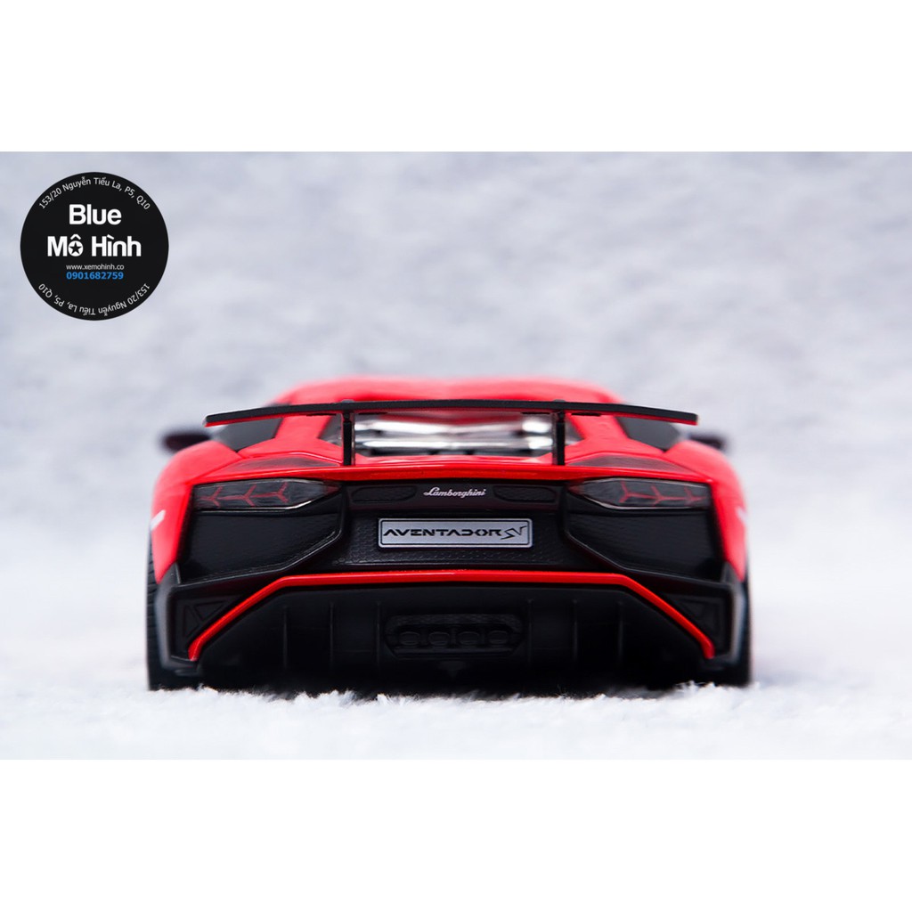 Blue mô hình | Xe mô hình Aventador SV Lambo Bburago 1:24