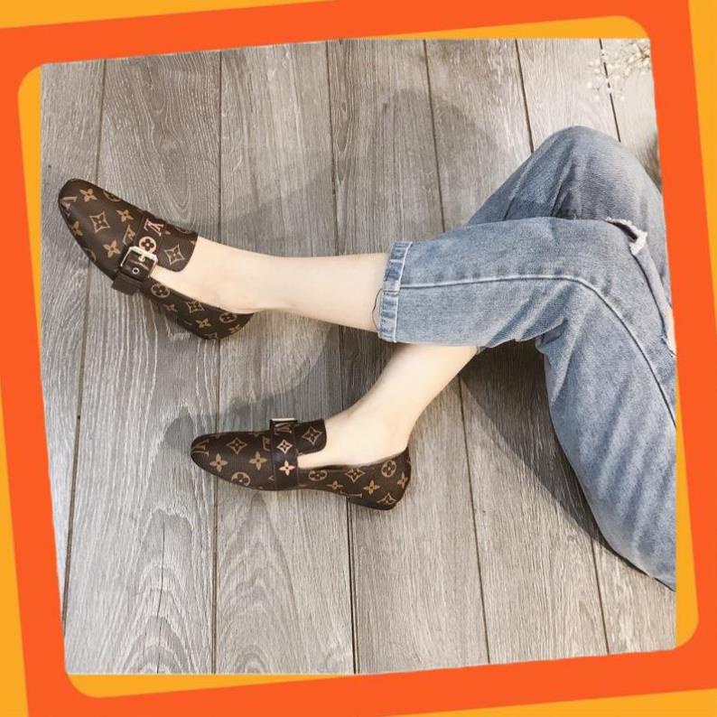 Giày lười, giày moca LV fullbox + bill  + túi giấy size 35-39