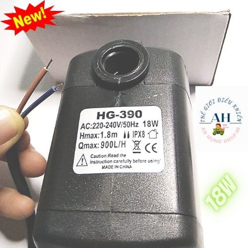 Bơm quạt điều hoà, quạt hơi nước - bể cá thủy cảnh 18W - 220V