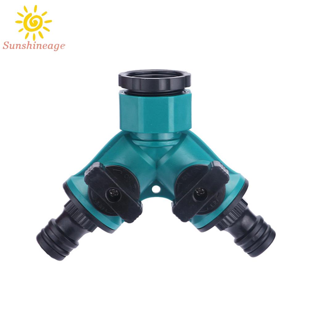 SUNAGE- ~Garden Tap Hose Connectors Splitters Y type Water Diverter Valve 2 Way Connector Brand New【SUNAGE-HOT Fashion】
