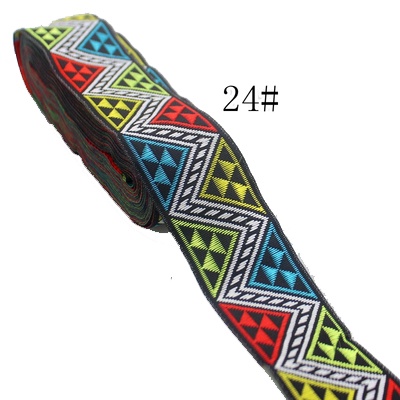 Dây Vải Cotton 5Yards Rộng 3.3cm Thêu Họa Tiết Trang Trí Thủ Công DIY