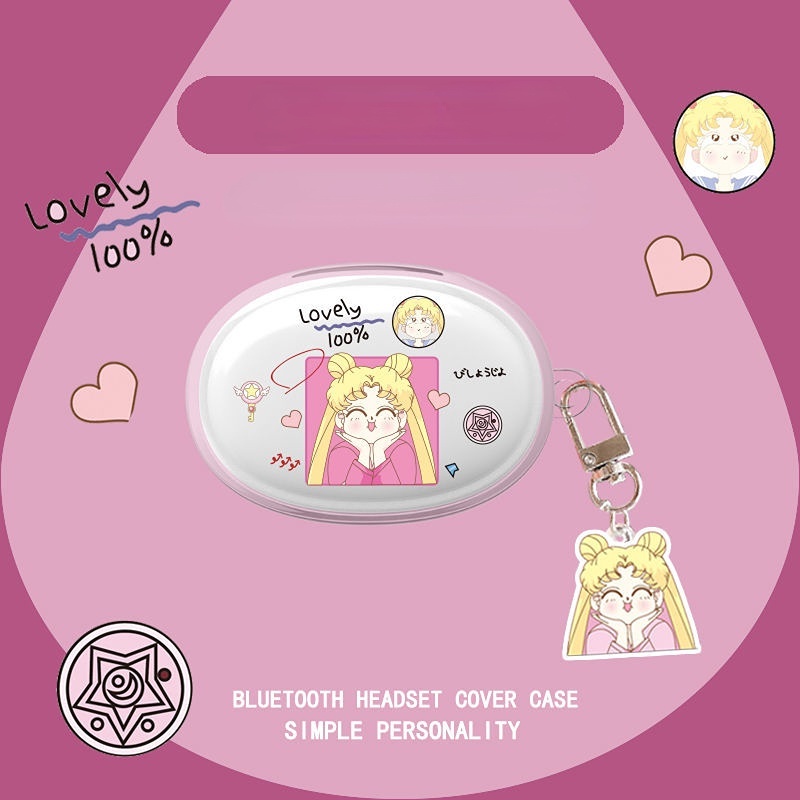 Sẵn Sàng! Vỏ Bảo Vệ Hộp Sạc Tai Nghe Baseus Bowie E2 Mềm Họa Tiết Cậu Bé Bút Chì Dễ Thương