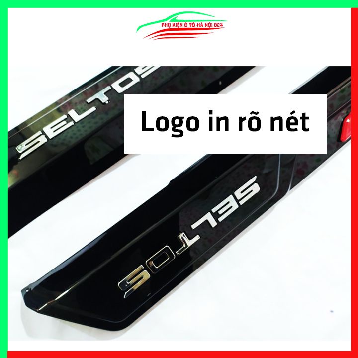 Bộ ốp nẹp sườn Seltos 2020-2022 phía dưới trang trí làm đẹp xe