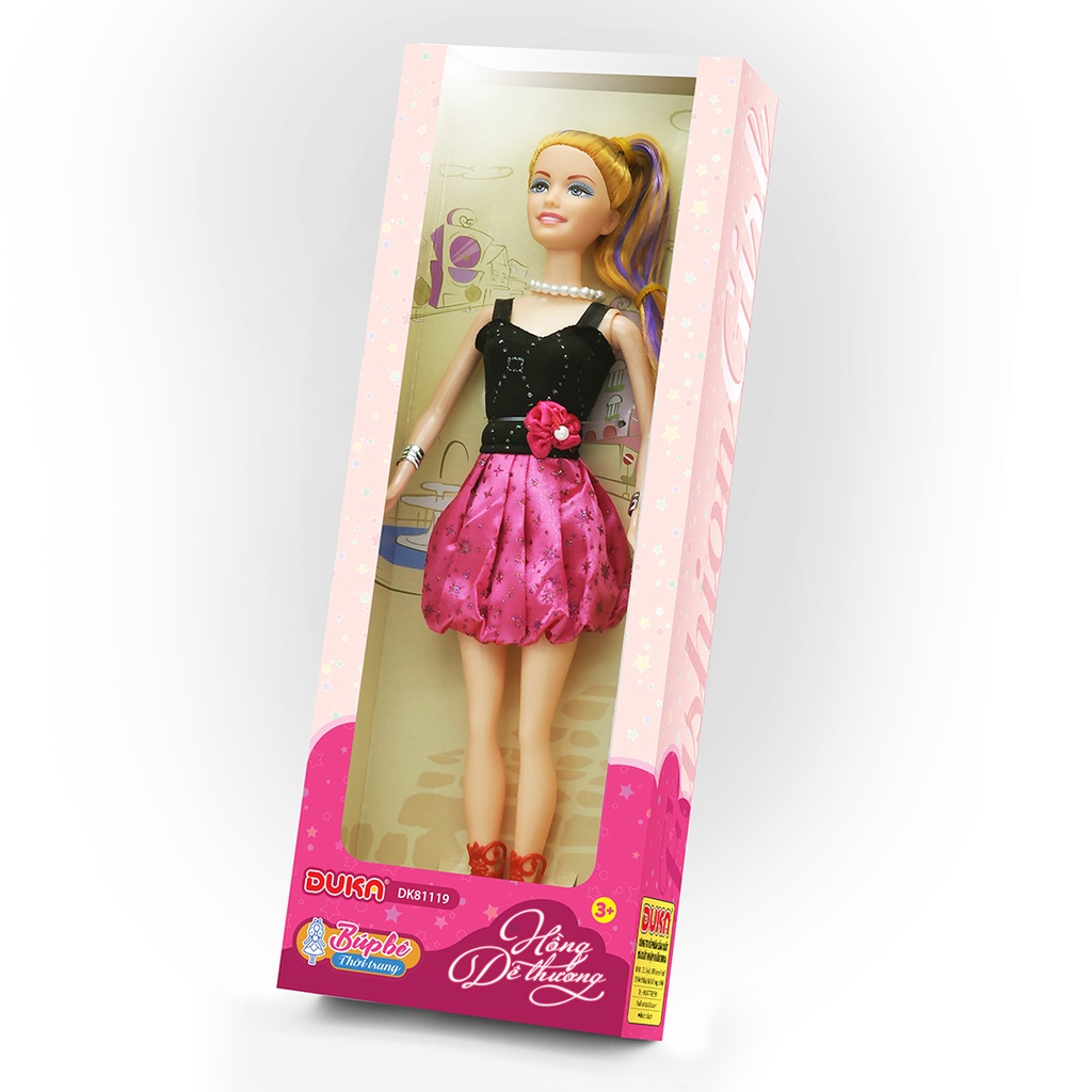 Búp Bê Thời Trang - Hồng Dễ Thương DK81119 - Duka
