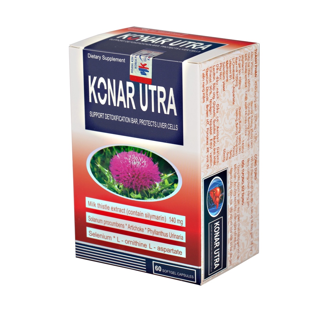 VIÊN UỐNG BỔ GAN KONAR UTRA CHÍNH HÃNG