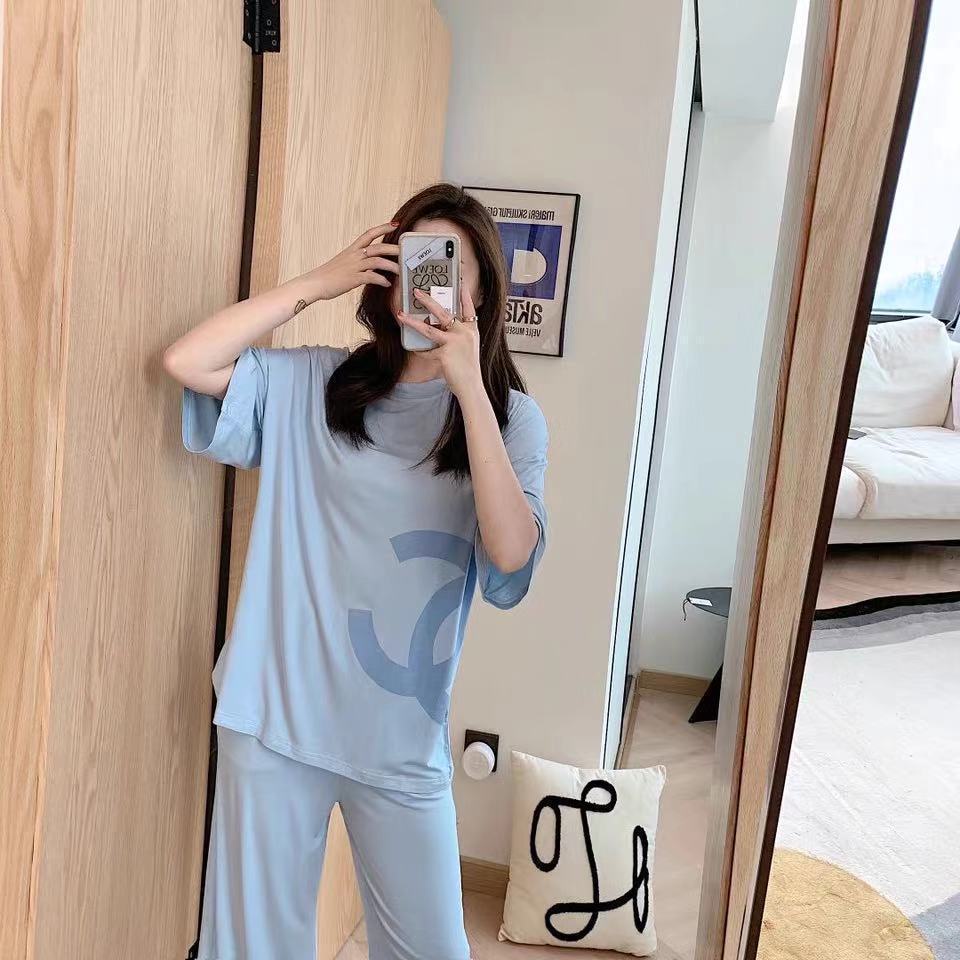 Đồ bộ nữ mặc nhà dễ thương hoạt hình tay cộc quần cộc mùa hè chất cotton thun SAQ303 FREESIZE
