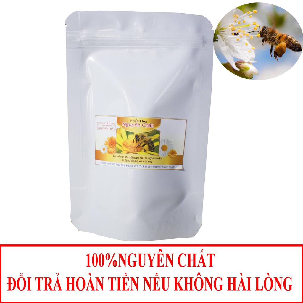 Phấn Hoa Mật Ong Nguyên chất 100gr