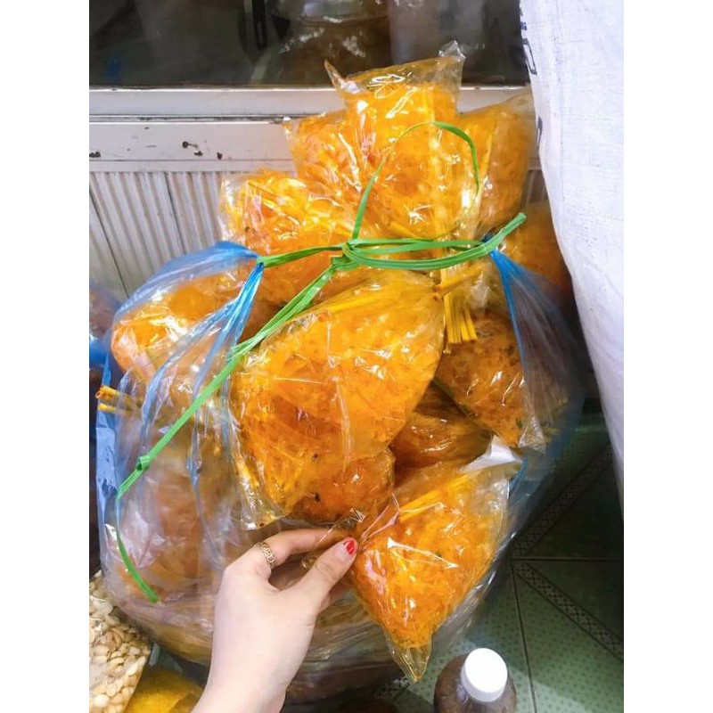 13 - 14 bị bánh tráng trộn sợi + sốt me kèm đũa