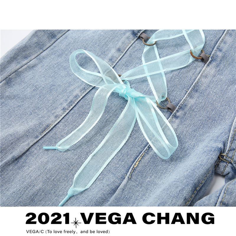 Autumn fashion European and American style high-waisted jeans for women #14