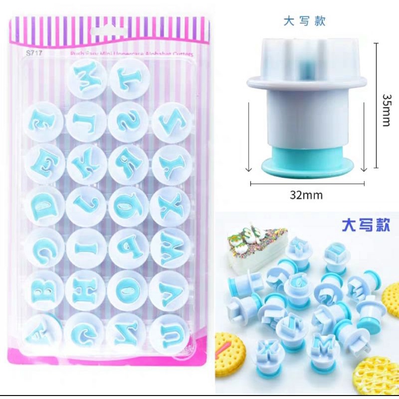 Khuôn nhấn lò xo chữ và số